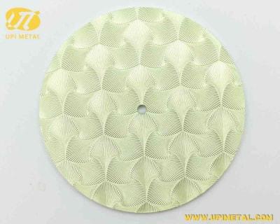 Classic Leaf Pattern Guilloche Dial